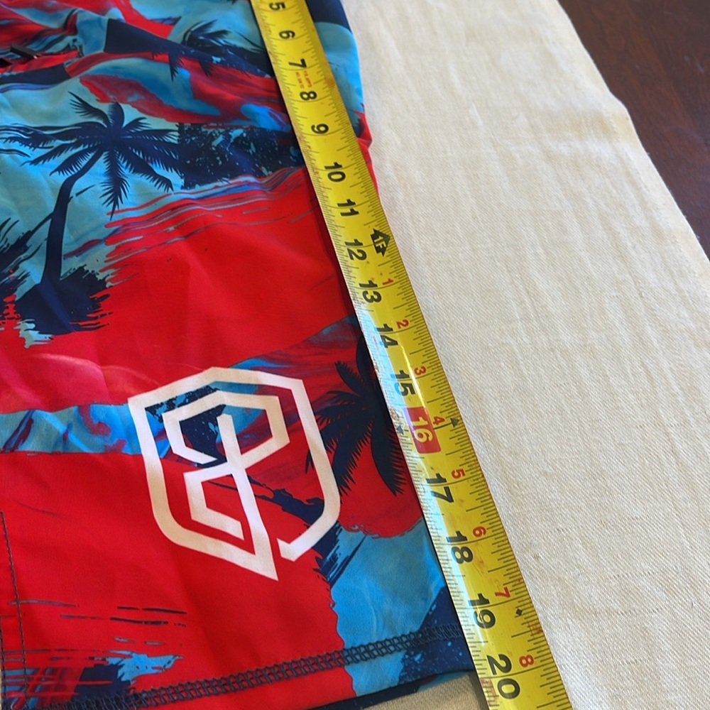 28015 Born Primitive Wodapalooza Miami CrossFit MMA Festival Board Shorts SZ 34 - Picture 3 of 6